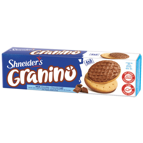 Chocolate-Covered Granino Cookies (Dairy)