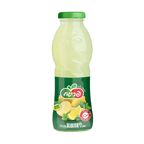 Prigat Lemon-Mint Glass Bottle 330ml