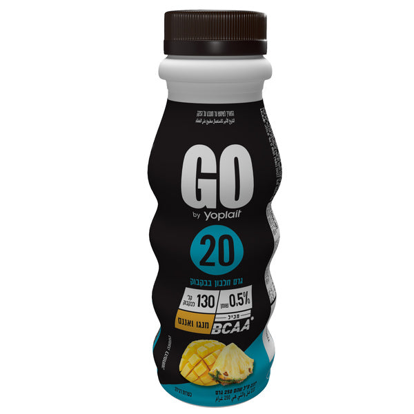 Go Light yogurt drink with mango and pineapple