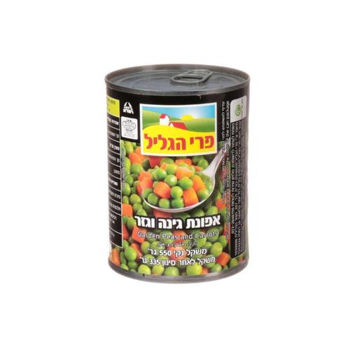 Canned Peas and Carrots