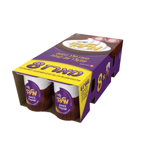 מילקי מעדן חלב בטעם שוקולד עם קצפת