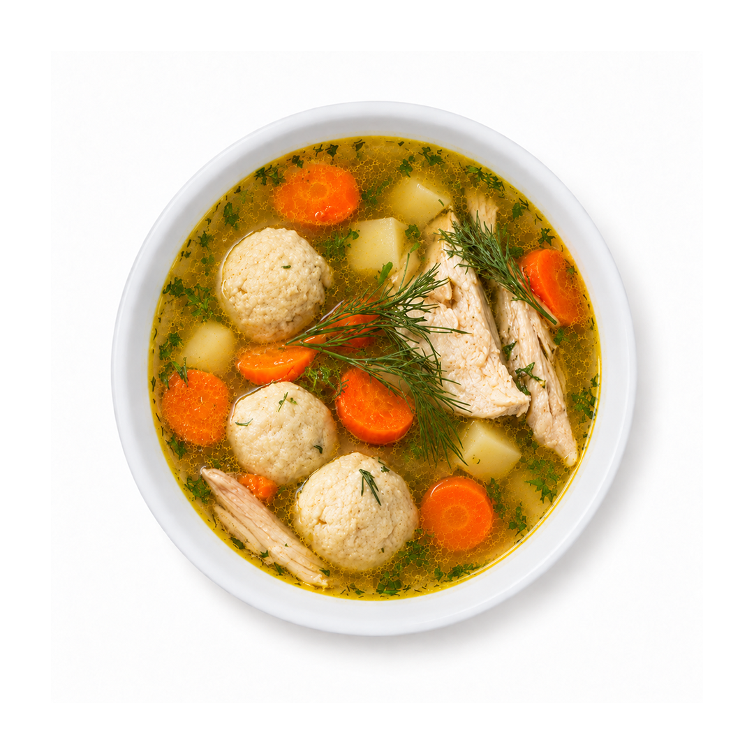 Chicken Soup with Kneidlach