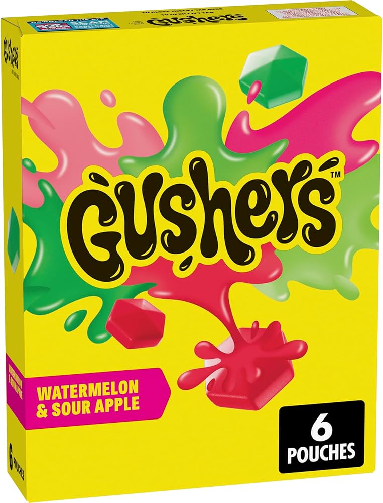Betty Crocker Gushers Watermelon Sour Apple