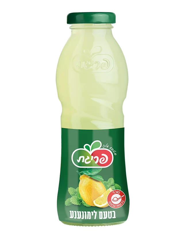 Prigat Lemon-Mint Glass Bottle 330ml