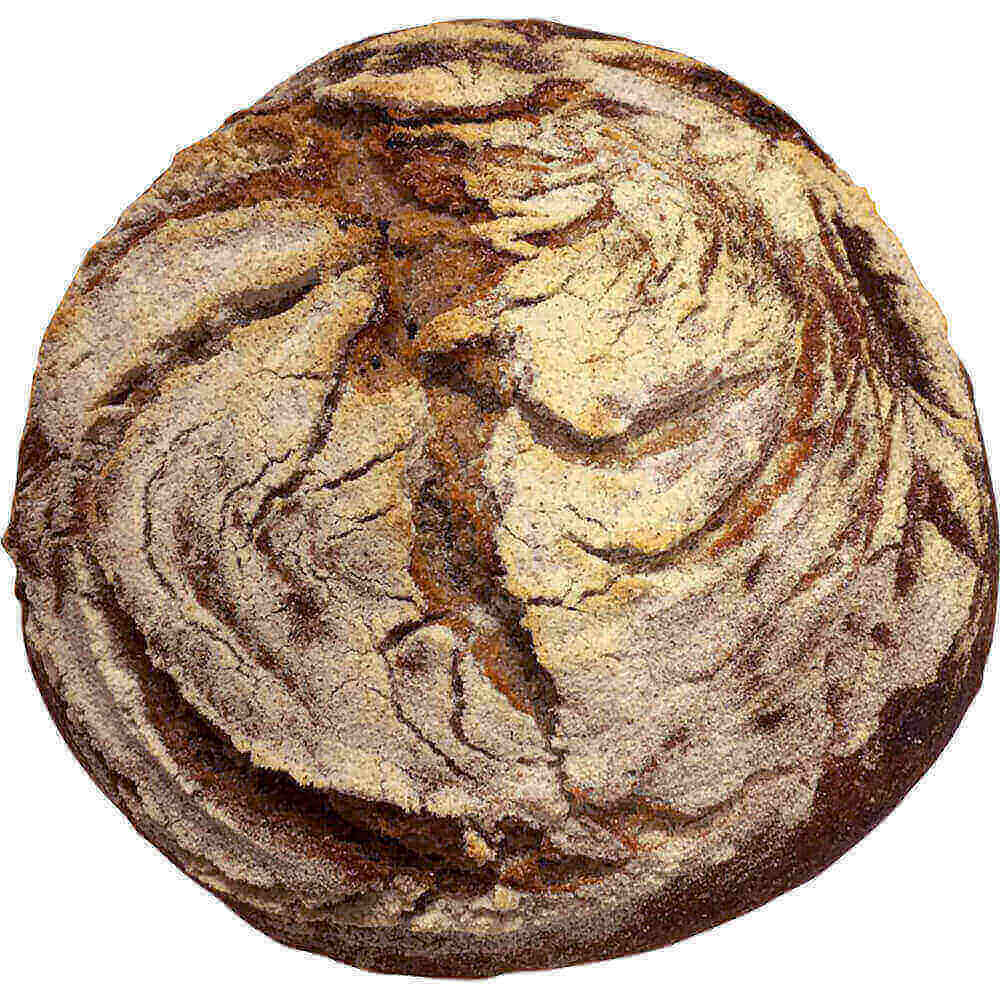Rustic Sourdough Bread with Rye