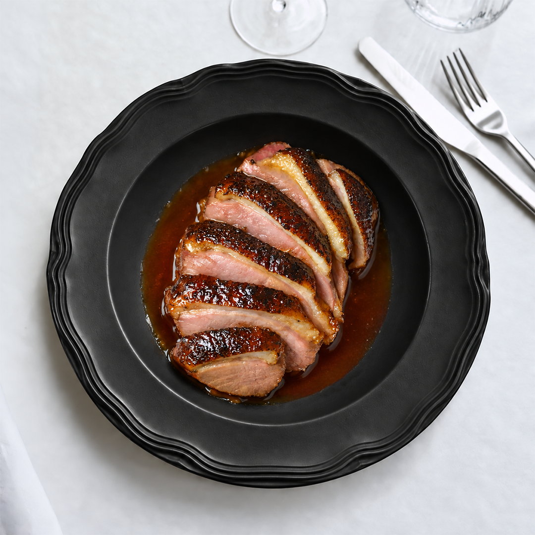 Duck Leg with Teriyaki Glaze
