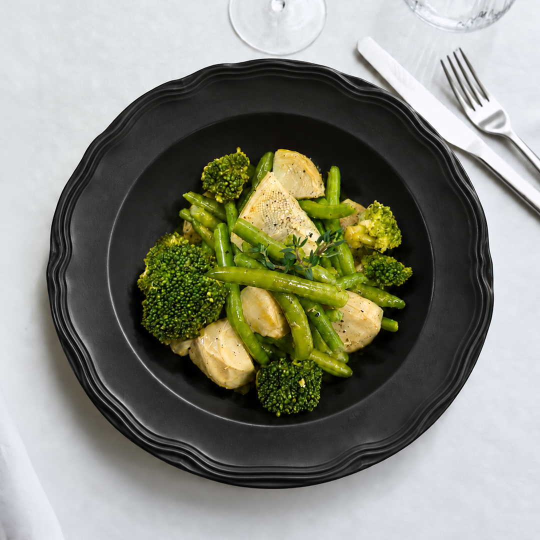 Steamed Green Vegetables