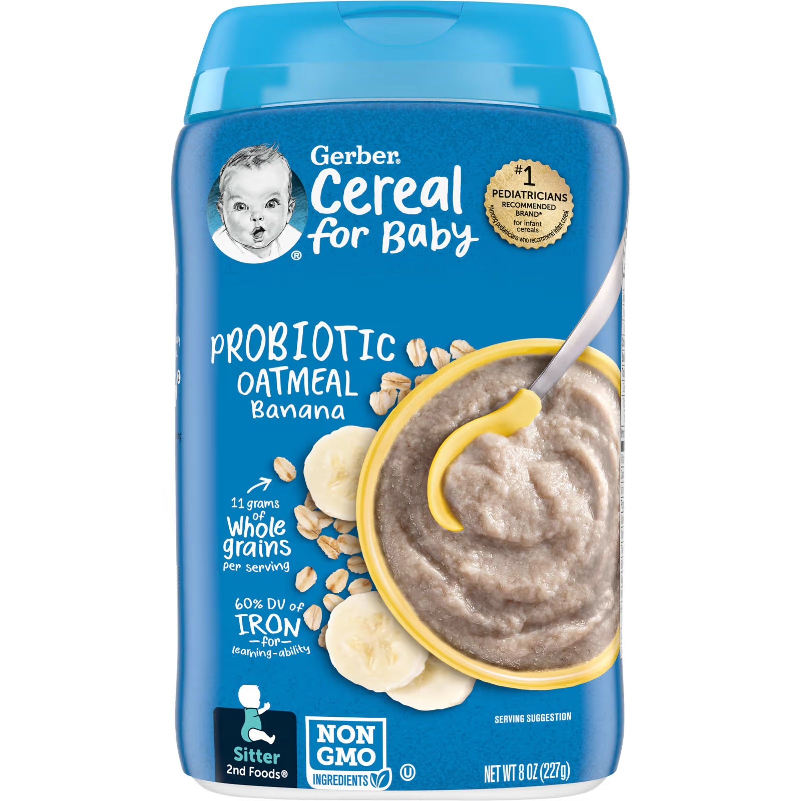 Probiotic Oatmeal Banana, 2nd Foods