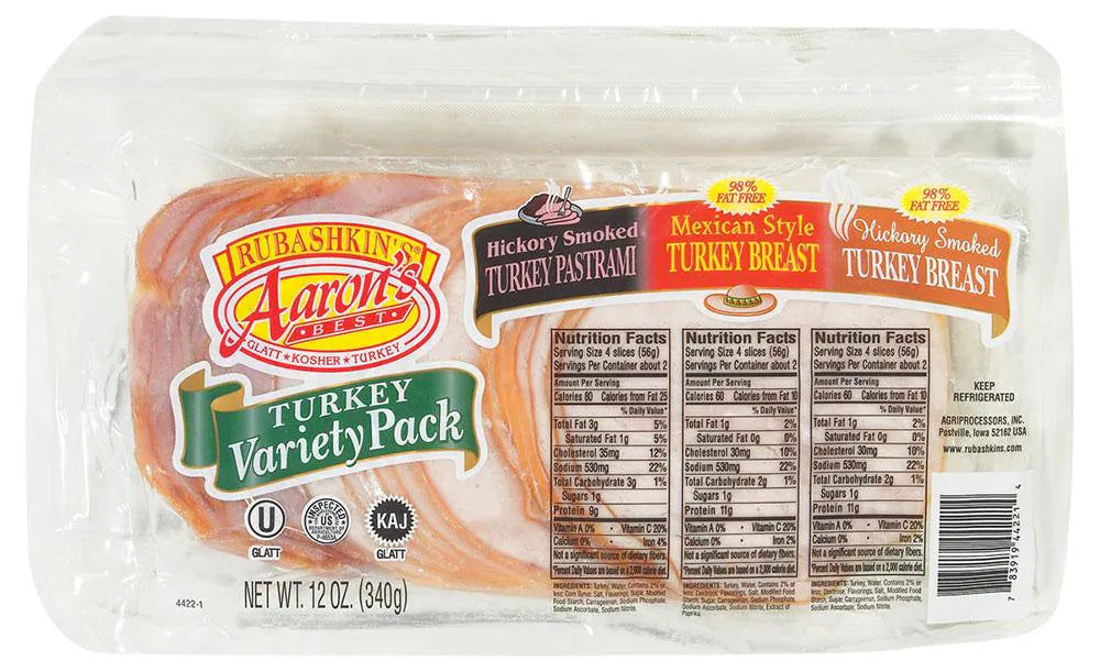 Agristar Sliced Smoked Turkey Variety