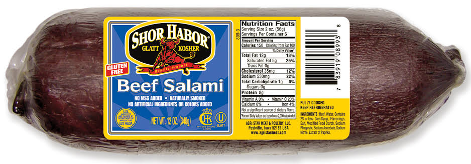 Sliced Beef Salami