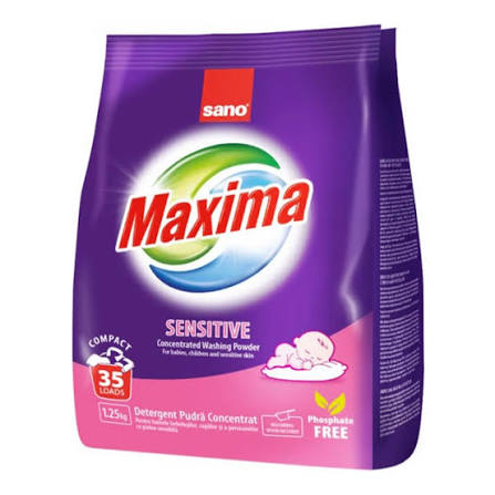 Sano Maxima Sensitive Laundry Detergent, 1.25 kg