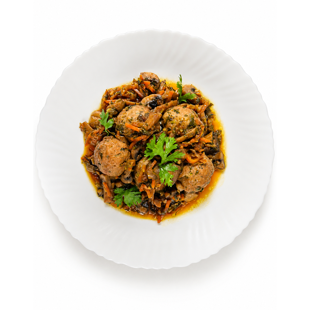 Chicken Balls in Asian Sauce