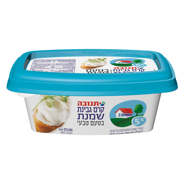 Cream cheese, natural 5%