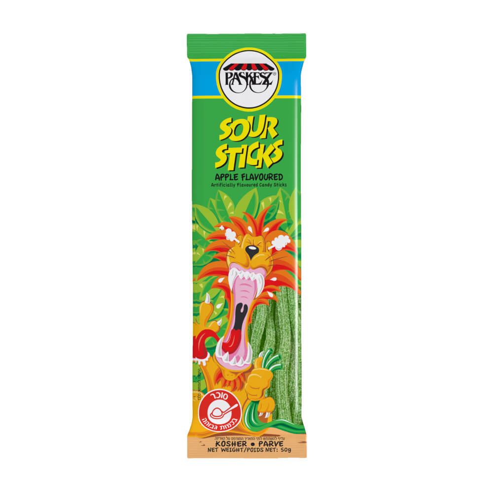 Sour Apple Sticks 50g