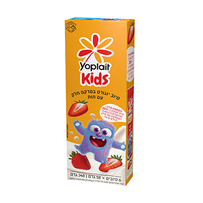 Smooth Texture Strawberry Yogurt, 6 x 58g