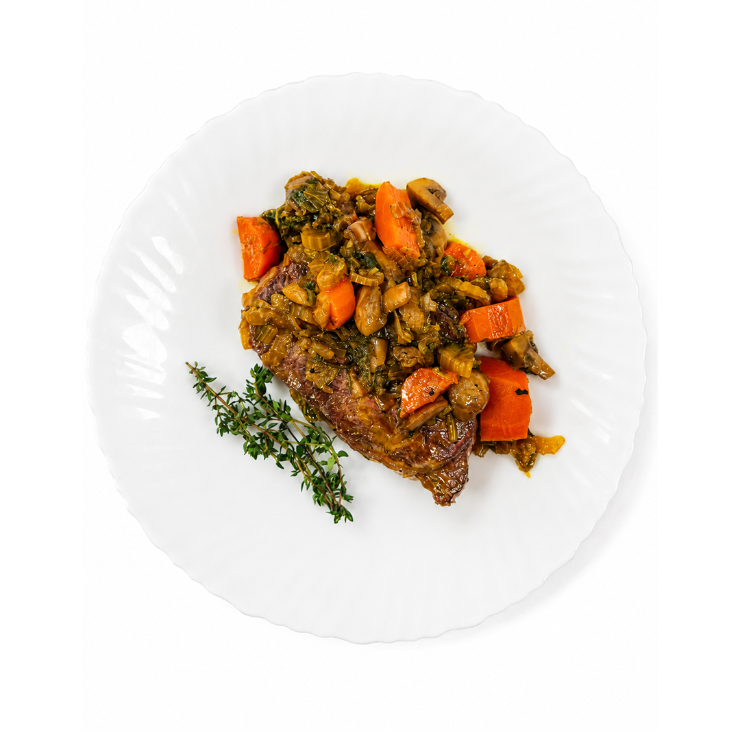 Roast Beef with root & Vegetables