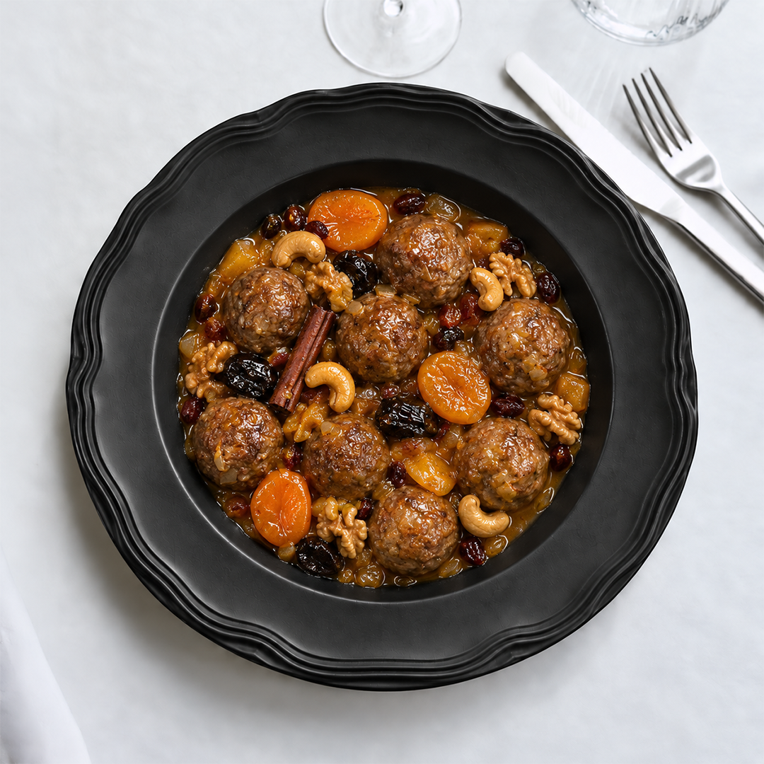 Beef Meatballs with Peas