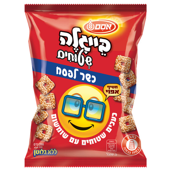 פרעצל שטוחים עם שומשום כשל"פ