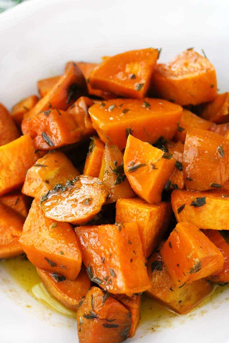 Sweet Potato with Rosemary Oil