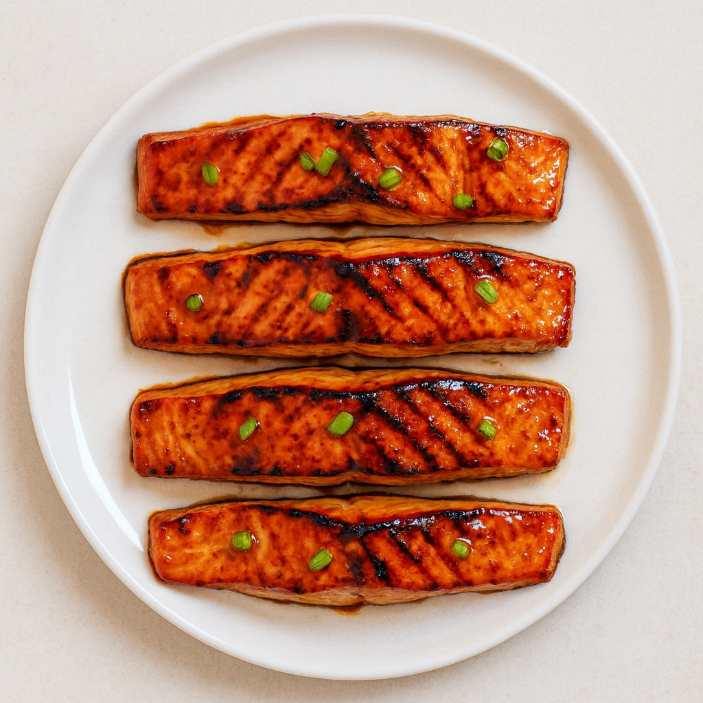 Salmon in Soy Sauce