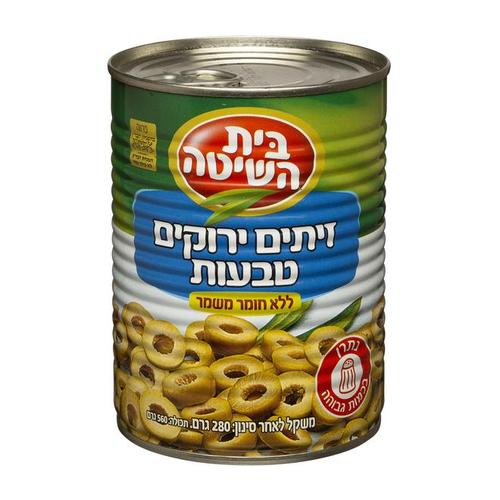 Sliced Green Olives
