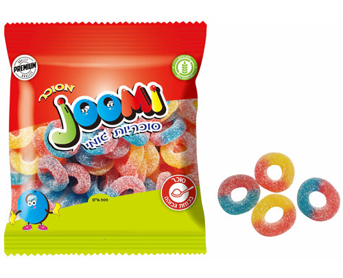 Jumi Gummy Sugared Colorful Rings Mix 500g