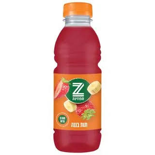Tapuzina Strawberry-Banana Soft Drink Bottle