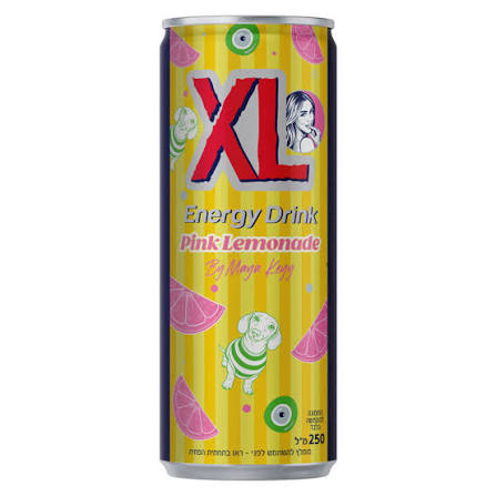 Excel Energy Drink Can Pink Lemonade